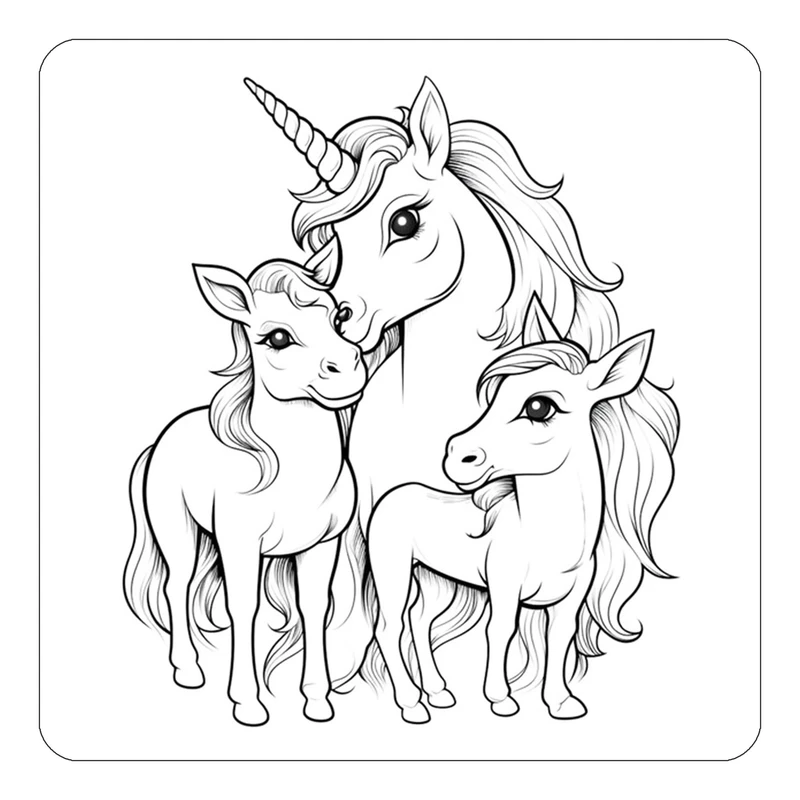 مگنت کاکتی طرح اسب تک شاخ و یونیکورن مدل mp29389