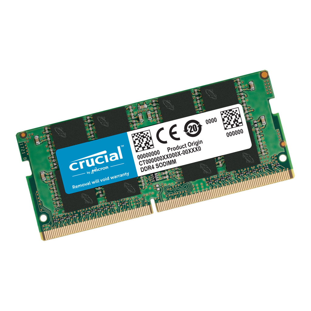 رم لپ تاپ DDR4 تک کاناله 3200 مگاهرتز CL22 کروشیال ظرفیت 32 گیگابایت