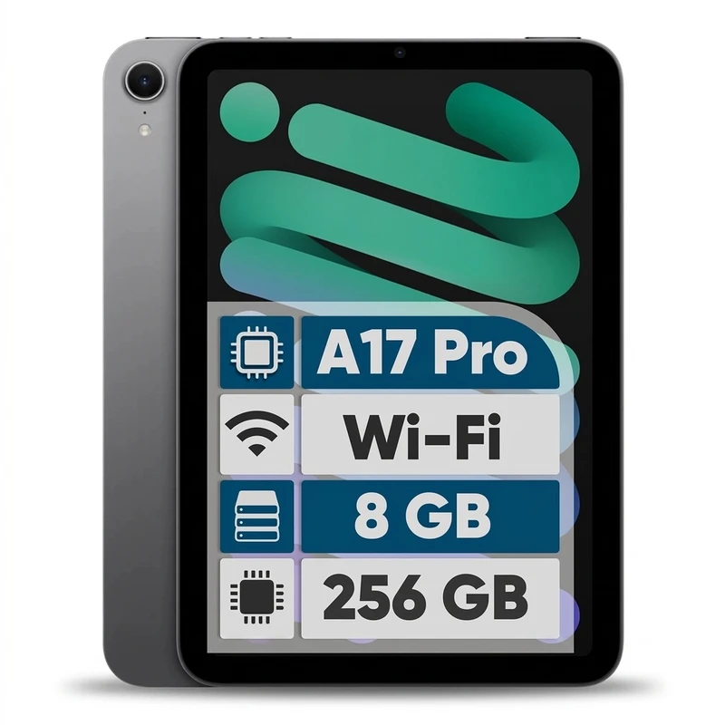 تبلت 8.3 اینچی اپل مدل iPad Mini 7th Generation 2024 Wi-Fi ظرفیت 256 گیگابایت و رم 8 گیگابایت 