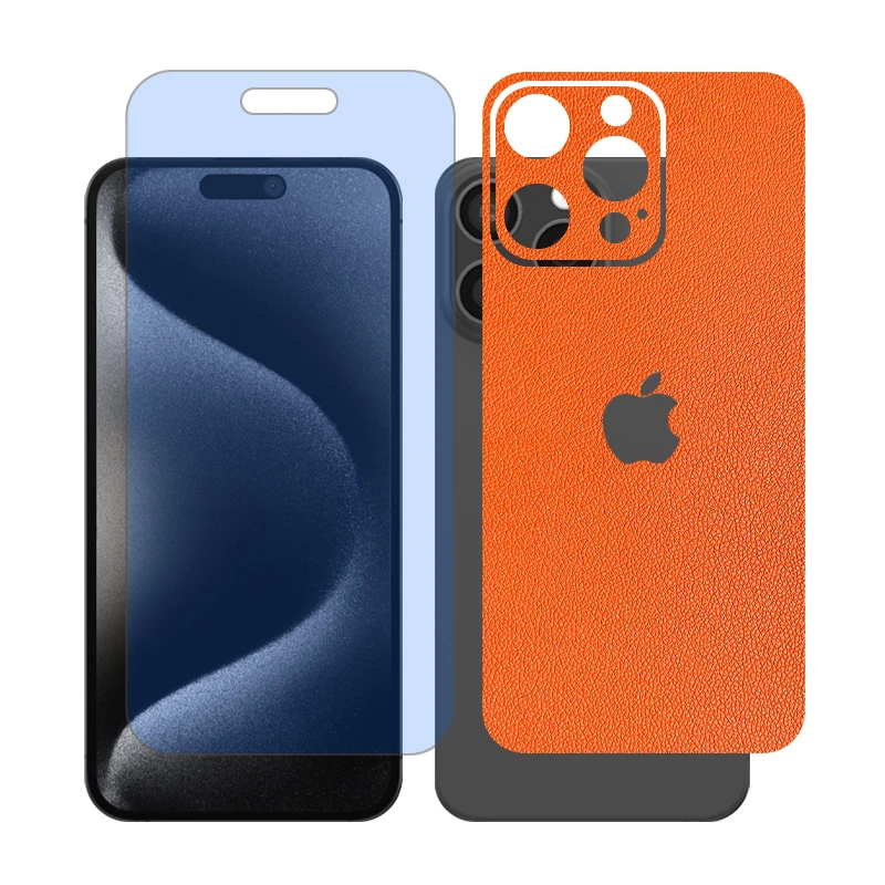 محافظ صفحه نمایش آنتی بلو گلس مدل Together مناسب برای گوشی موبایل اپل iPhone 15 Pro Max به همراه برچسب پوششی پشت گوشی