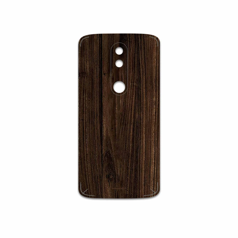 برچسب پوششی ماهوت مدل Dark Walnut Wood مناسب برای گوشی موبایل موتورولا Moto X Force