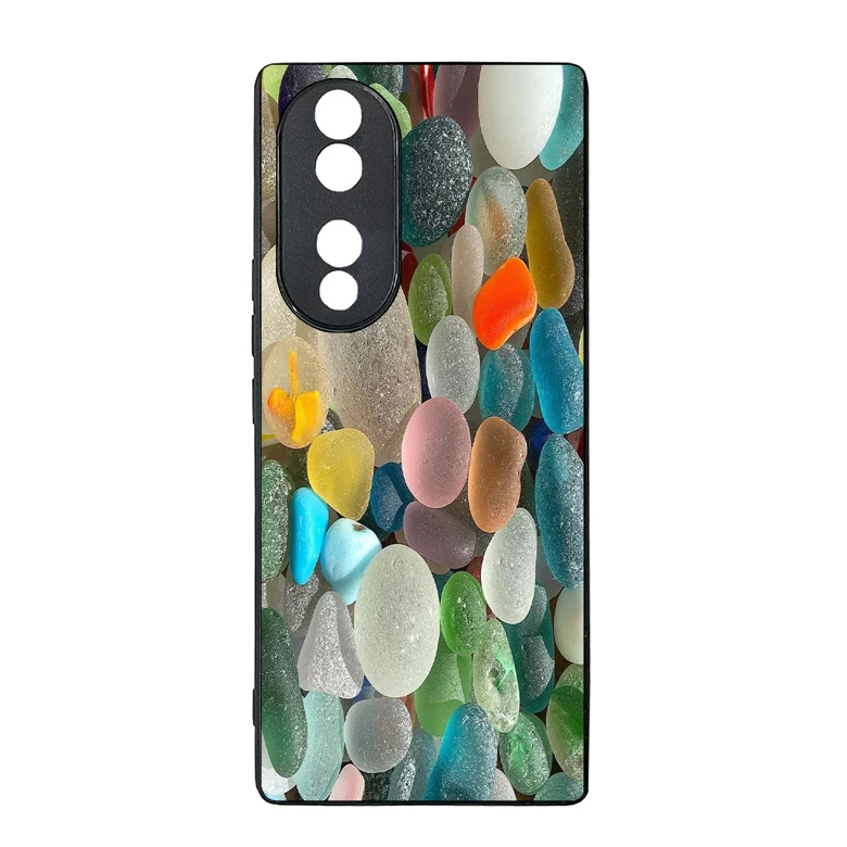 کاور طرح سنگ های رنگی مناسب برای گوشی موبایل آنر 90