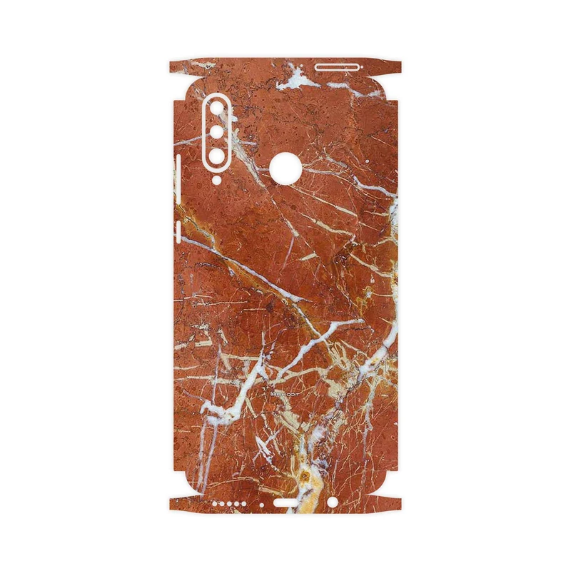 برچسب پوششی ماهوت مدل Red Marble-FullSkin مناسب برای گوشی موبایل هوآوی P30 Lite (48 MP Camera)