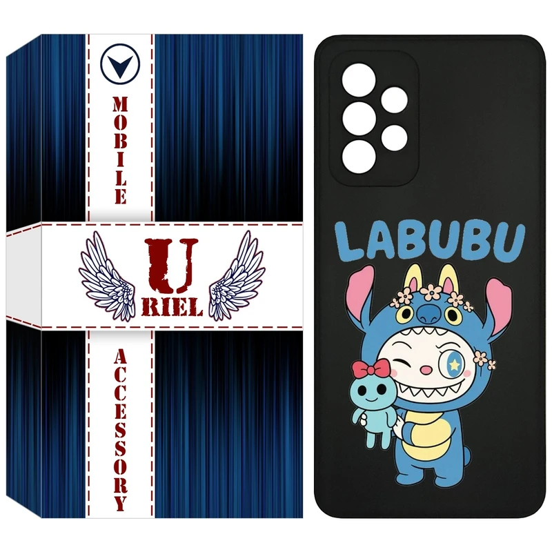 کاور یوریل قاب مدل KSH کد 112 طرح عروسک لبوبو مناسب برای گوشی موبایل سامسونگ Galaxy A72