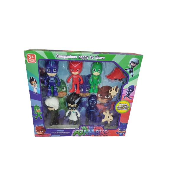 اکشن فیگور مدل شب نقاب  کد 11 مجموعه 6 عددی