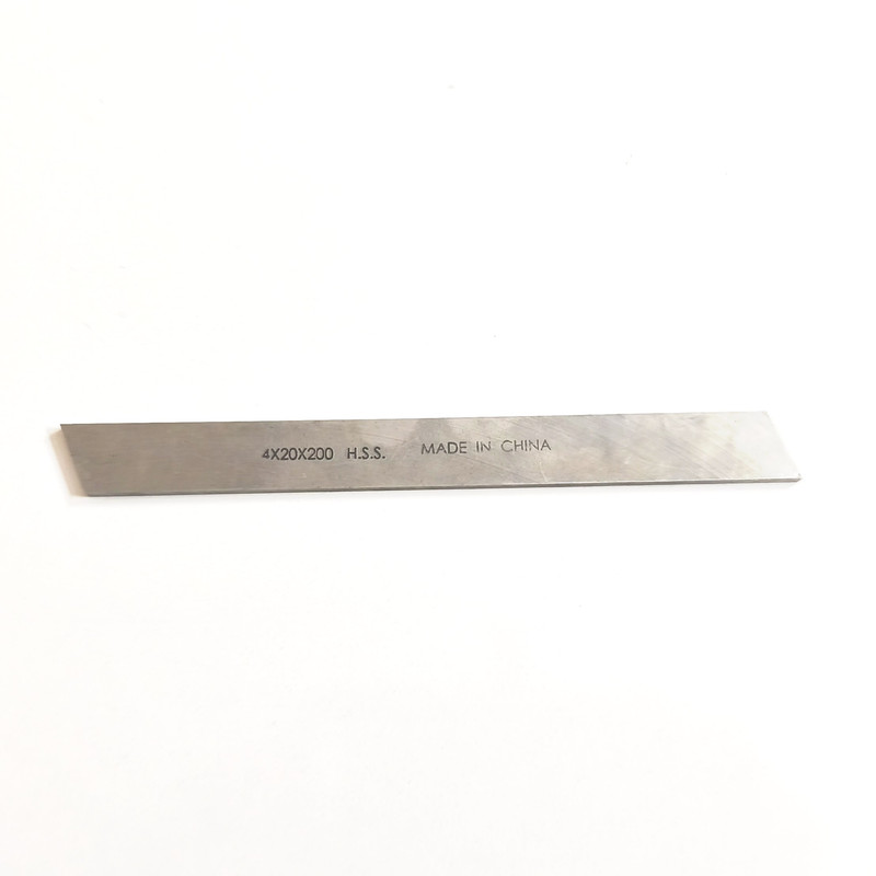 تیغچه تراشکاری مدل Hss تخت سایز 200*20*4 میلیمتر
