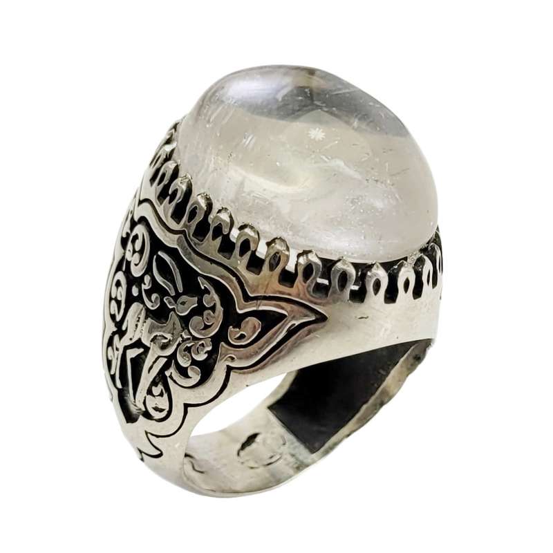 انگشتر نقره مردانه مدل در نجف کد 4484967