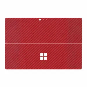 MAHOOT Red-Fiber Cover Sticker for Microsoft Surface Pro 4 2015
