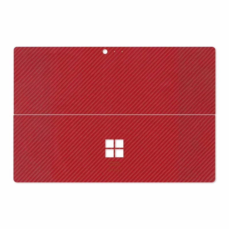 برچسب پوششی ماهوت مدل Red-Fiber مناسب برای تبلت مایکروسافت Surface Pro 4 2015