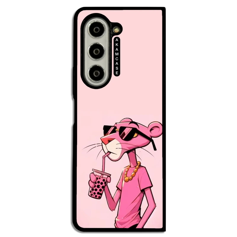 کاور آکام مدل AMC-WSGZFOLD5-PINK PANTHER2 مناسب برای گوشی موبایل سامسونگ Galaxy Z Fold 5