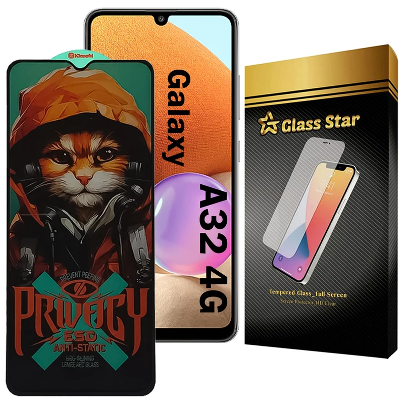 محافظ صفحه نمایش گلس استار مدل CATPRVS مناسب برای گوشی موبایل سامسونگ Galaxy A32 4G