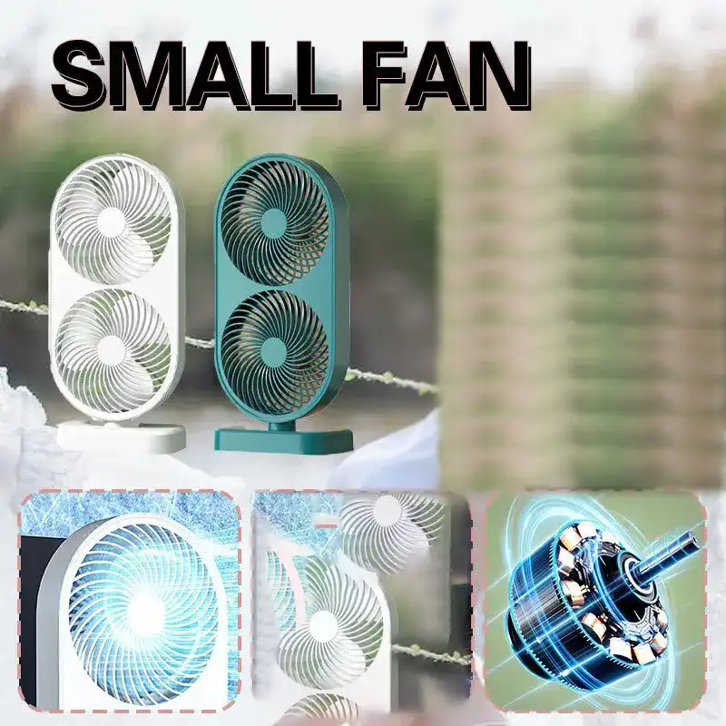 پنکه رومیزی طرح Double Fan