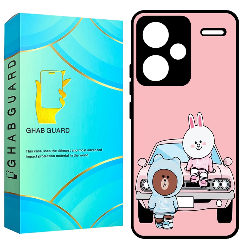 کاور قاب گارد طرح خرگوش مدل GCHPN13PL مناسب برای گوشی موبایل شیائومی Redmi Note 13 Pro Plus