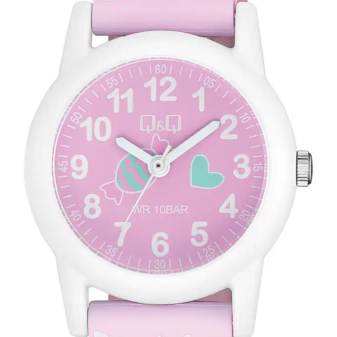 ساعت مچی عقربه ای دخترانه کیو اند کیو مدل VR99J011Y