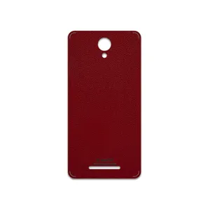 MAHOOT Red-Leather Cover Sticker for Xiaomi Redmi Note 2