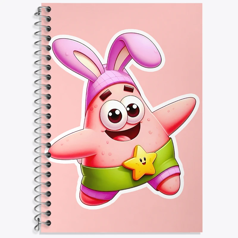 دفتر لغت 50 برگ خندالو طرح پاتریک باب اسفنجی کد N4983