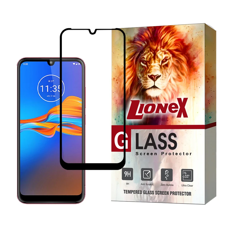 محافظ صفحه نمایش سرامیکی لایونکس مدل CRMSNWLI مناسب برای گوشی موبایل موتورولا Moto E6 Plus