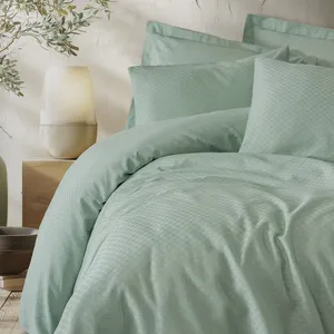 سرویس ملحفه 1 نفر 3 تکه کاتن باکس مدل Plaid Adacayi T.K