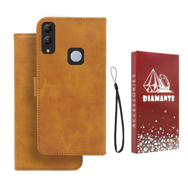 کیف کلاسوری دیامانته مدل Bandaviz Rd مناسب برای گوشی موبایل آنر 10 Lite به همراه بند آویز