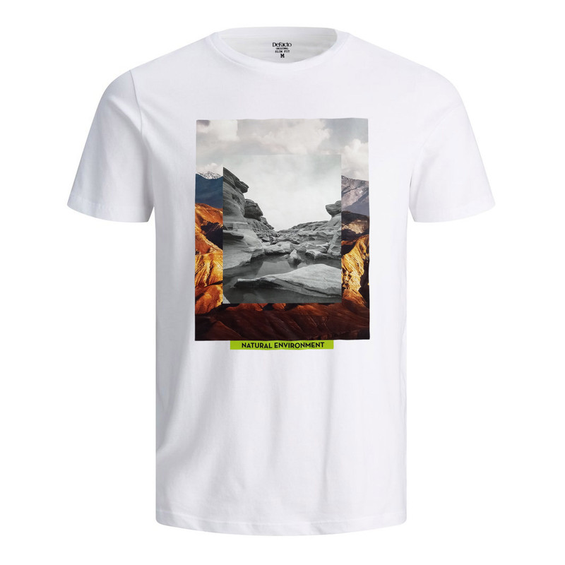 تیشرت آستین کوتاه مردانه دفکتو مدل U0288AZ21SM