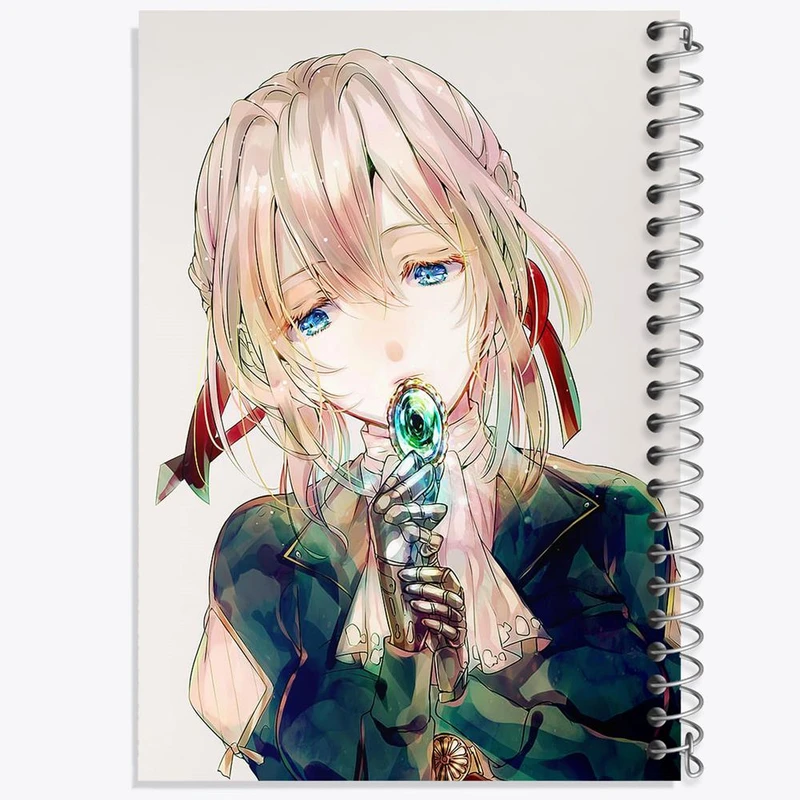 دفتر نقاشی 50 برگ خندالو مدل دختر انیمه ای کد 18075