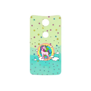 MAHOOT Rainbow unicorn adventure Cover Sticker for Google Nexus 6