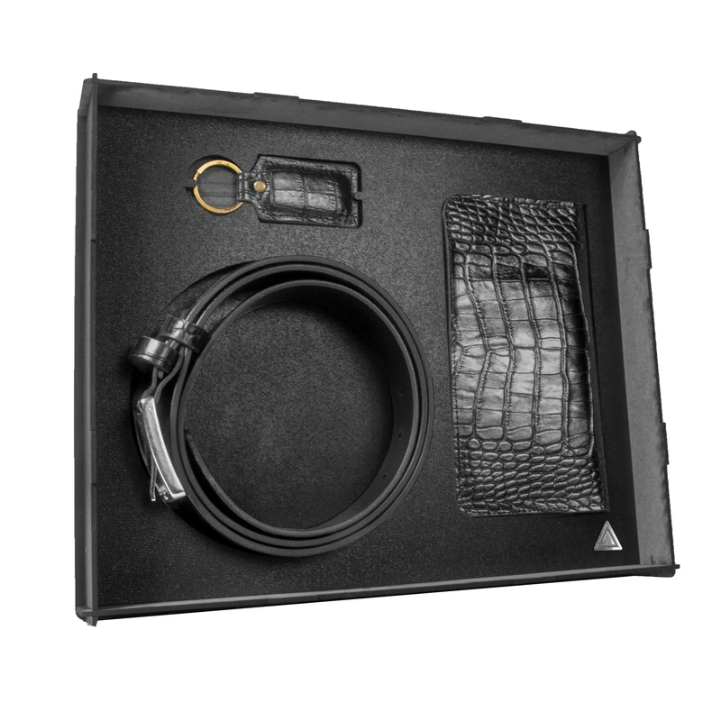 ست هدیه مردانه چرم آراهمراه مدل ASET49