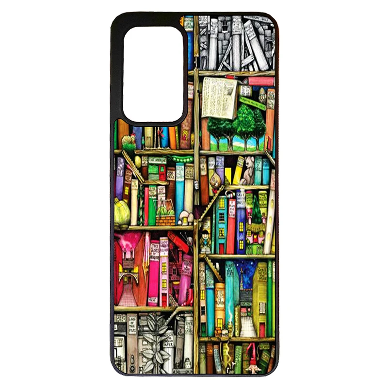 کاور طرح کتابخانه کد 1146 مناسب برای گوشی موبایل سامسونگ galaxy a52