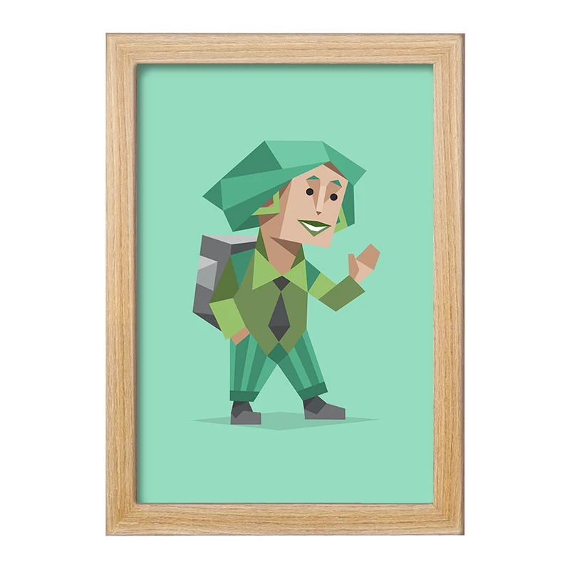 تابلو خندالو مدل تایپ شخصیتی پیکارگر ENFP  کد 7702