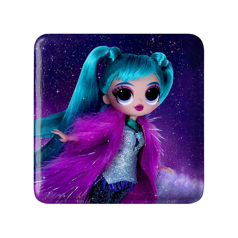 مگنت خندالو طرح عروسک LOL مدل مربعی کد 30609