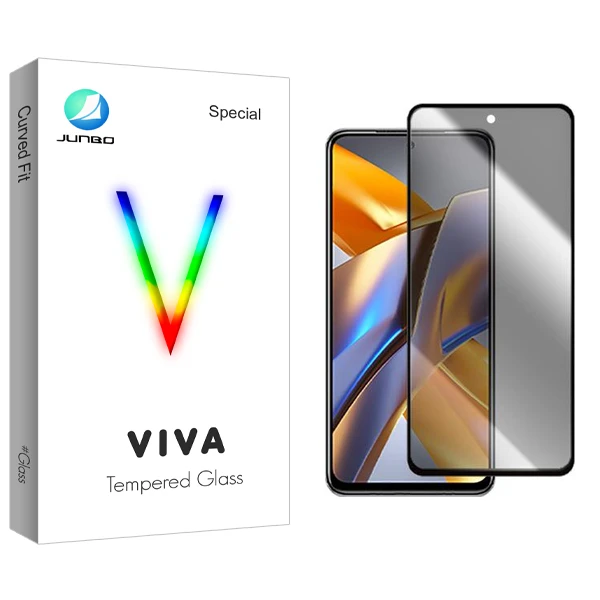 محافظ صفحه نمایش حریم شخصی جانبو مدل Viva مناسب برای گوشی موبایل شیائومی Poco M5s