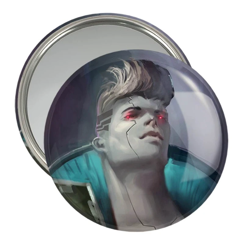 آینه جیبی خندالو مدل دیوید انیمه سایبر بانک Cyberpunk  کد 22433