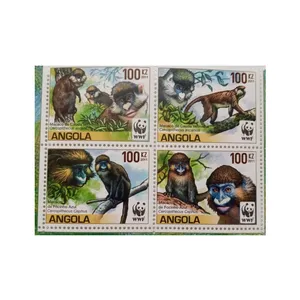 تمبر یادگاری مدل گونه های در حال انقراض 19 مجموعه 4 عددی