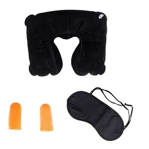 بالش دورگردنی مدل تراول اسلیپ به همراه چشم بند و گوش گیر