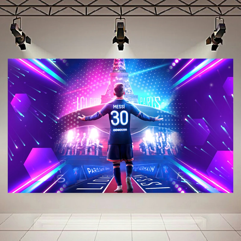 استیکر طرح لیونل مسی مدل PSG کد AR1395