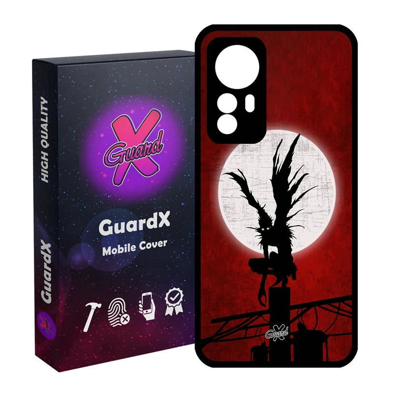 کاور گارد ایکس طرح دفترچه مرگ انیمه مدل Glass10556 مناسب برای گوشی موبایل شیائومی Redmi Note 12S