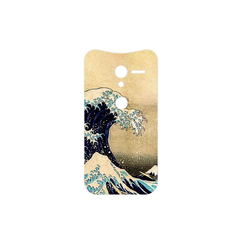 برچسب پوششی ماهوت مدل The Great Wave off Kanagawa of Hokusai مناسب برای گوشی موبایل موتورولا Moto X