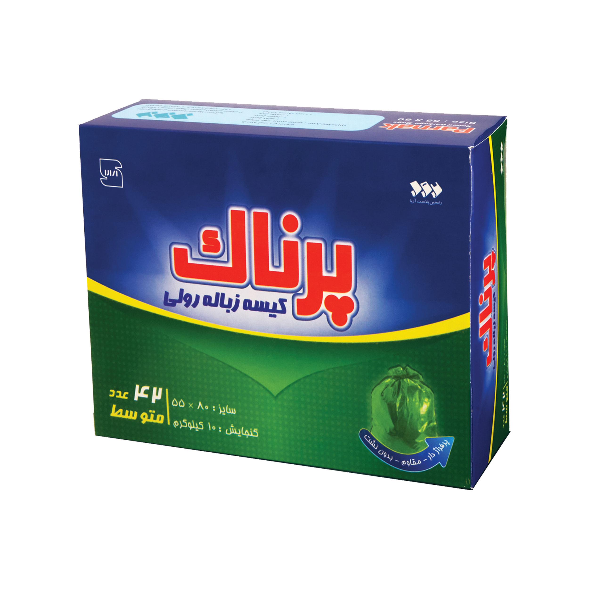 کیسه زباله پرناک کد A00103 بسته 42 عددی