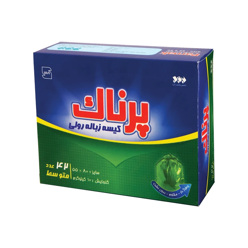 کیسه زباله پرناک کد A00103 بسته 42 عددی