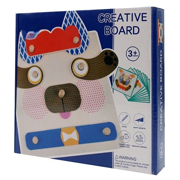 بازی آموزشی مدل جورچین تغییر چهره چوبی