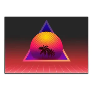 تابلو شاسی بکلیت طرح اشکال هندسی مثلث مدل SH-S5588