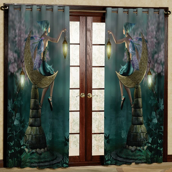 پرده مدل مخمل پانچی کد 6967 سایز 280x140 سانتی متر