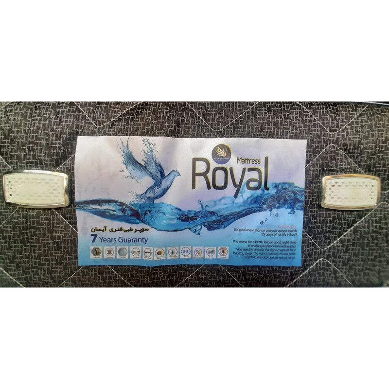 تشک رویال مدل آیسان M07 یک نفره سایز 200 × 90 سانتی‌ متر