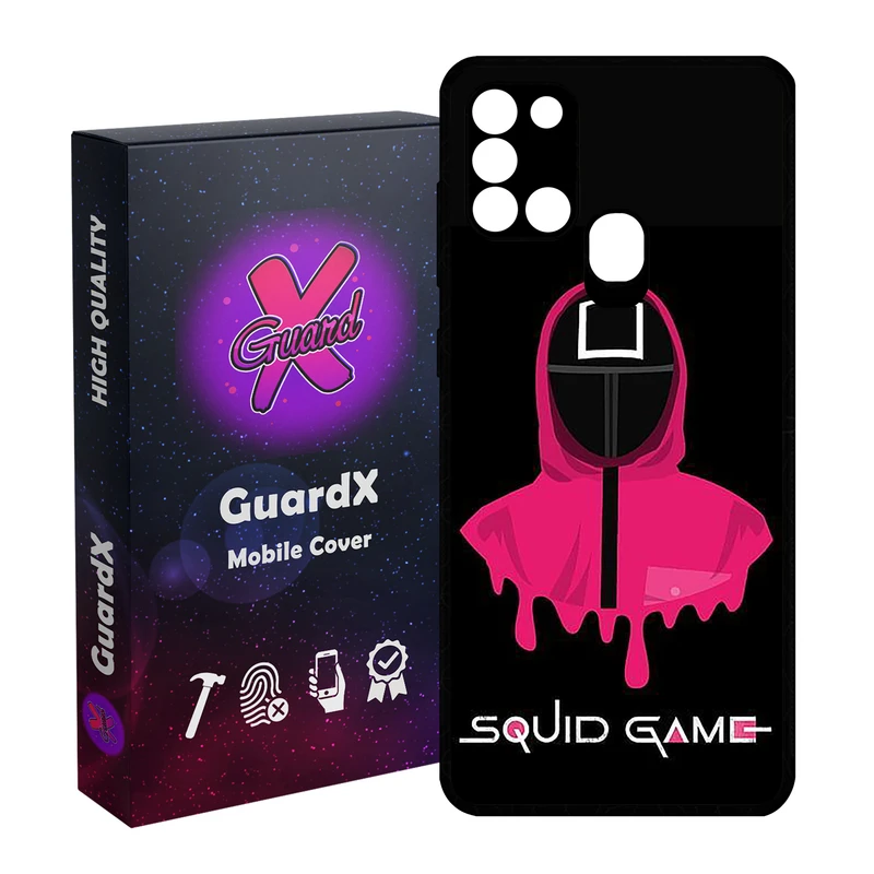 کاور گارد ایکس طرح بازی مرکب مدل Glass10404 مناسب برای گوشی موبایل سامسونگ Galaxy A21s