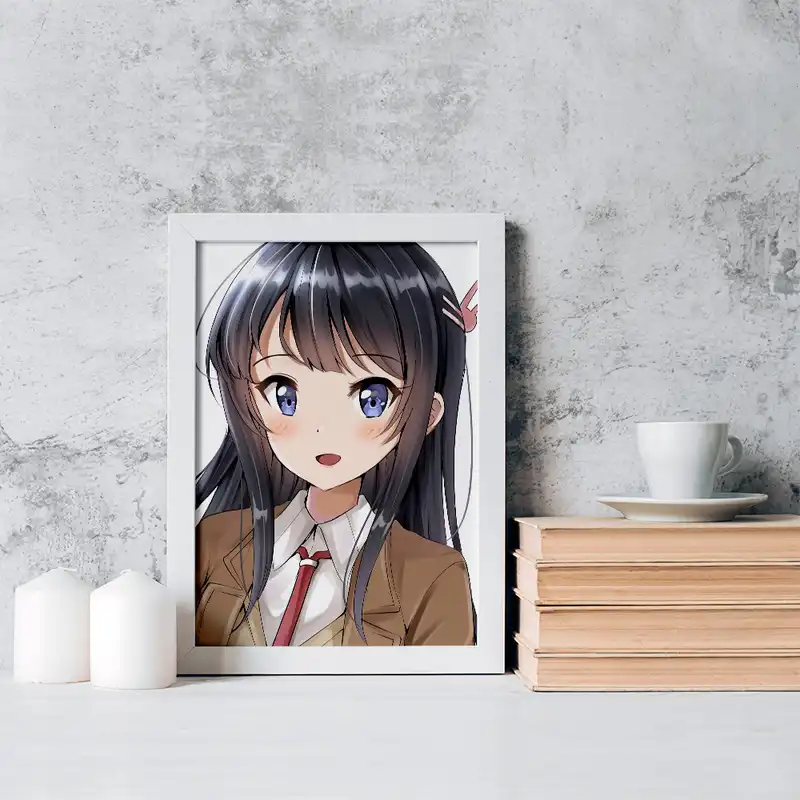 تابلو خندالو مدل مای انیمه بانی گرل سنپای کد 16418