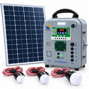 پکیج خورشیدی و برق اضطراری ۱۰۸ وات پریسان مدل PF009010