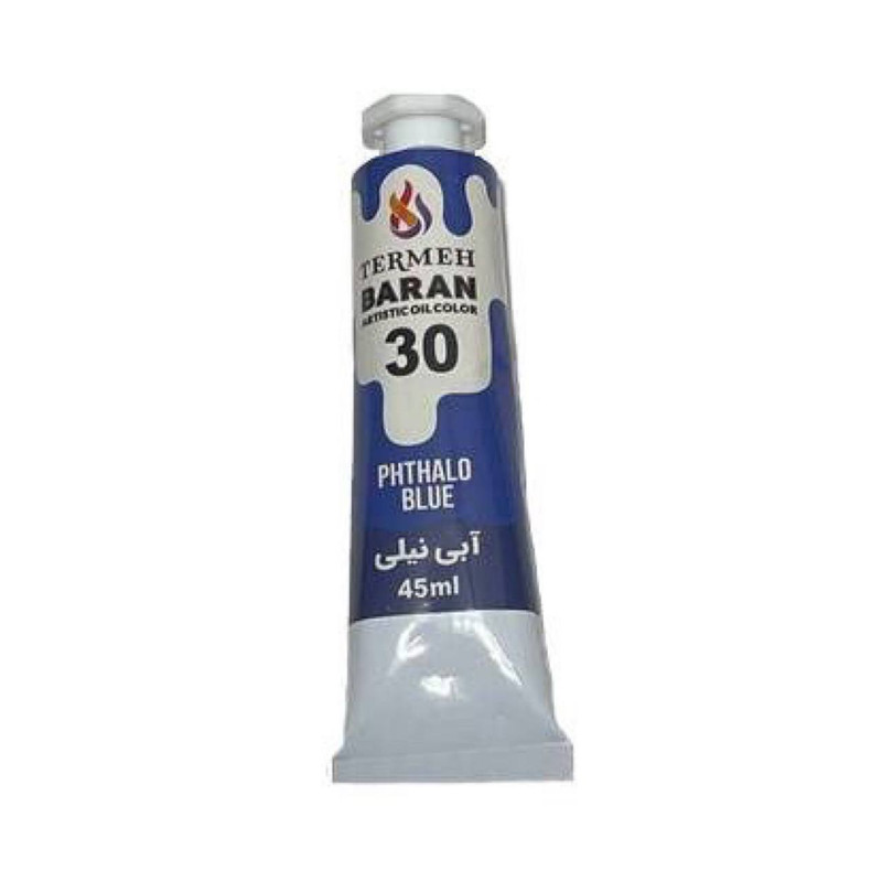 رنگ روغن ترمه باران کد 30 حجم 45 میلی لیتر