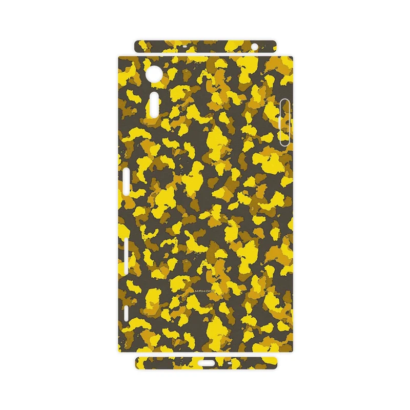 برچسب پوششی ماهوت مدل Yellow Infantry Army-FullSkin مناسب برای گوشی موبایل سونی Xperia XZ