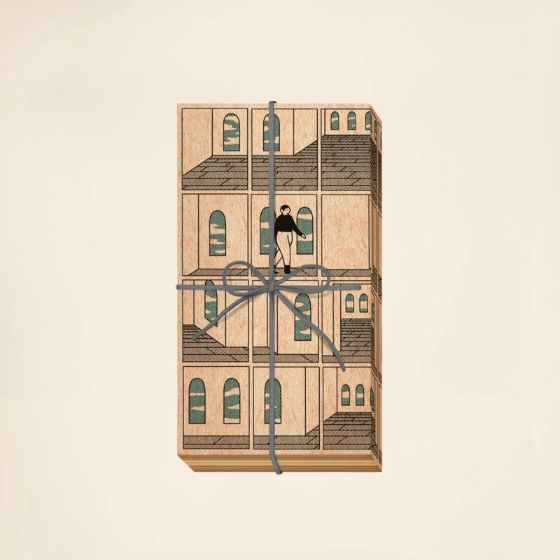 دفترچه یادداشت 120 برگ مریخ مدل Doorway 5043