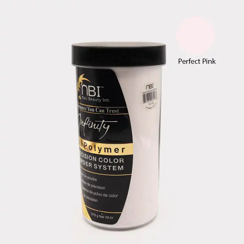 پودر کاشت ناخن ان بی آی مدل Perfect  وزن 615 گرم رنگ صورتی